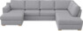 Friday - 3-sits soffa med schäslong vänster och divan höger - Grå