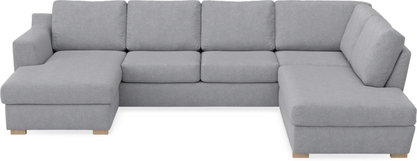 Friday - 3-sits soffa med schäslong vänster och divan höger - Grå