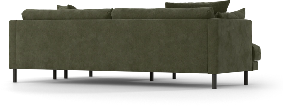 Harper - 4-sits med schäslong XL höger - Grön