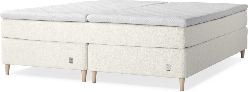 Cape Selene - Kontinentalsäng, dubbelsäng med bäddmadrass och sängben