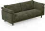 Cherrie - 3-sits soffa, hel dyna, fast klädsel - Grön