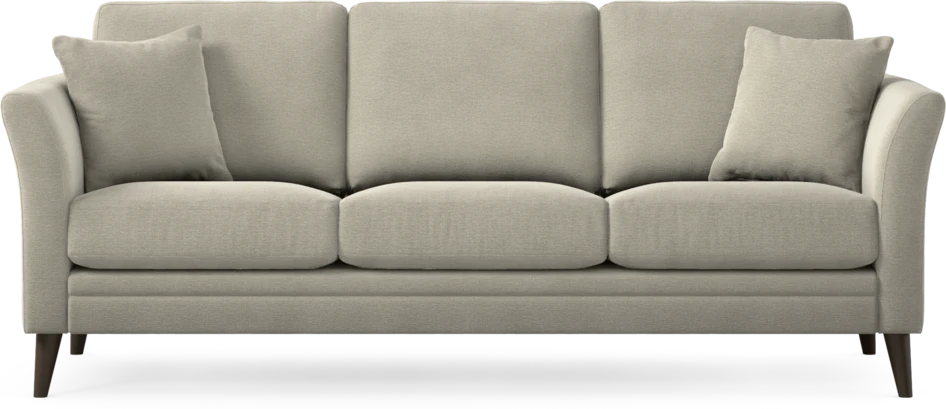 Eden - 3-sits soffa - Brun