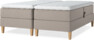 Delux Dream - Ställbar säng, dubbelsäng med bäddmadrass - Beige