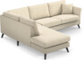 Eden - 2,5-sits soffa med divan - Beige