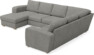Friday - Hörnsoffa, 3+2-sits med schäslong vänster - Grå