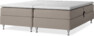 Delux Sense - Ställbar säng, dubbelsäng med bäddmadrass - Beige