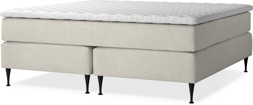 Delux Dream - Kontinentalsäng, dubbelsäng med bäddmadrass - Beige