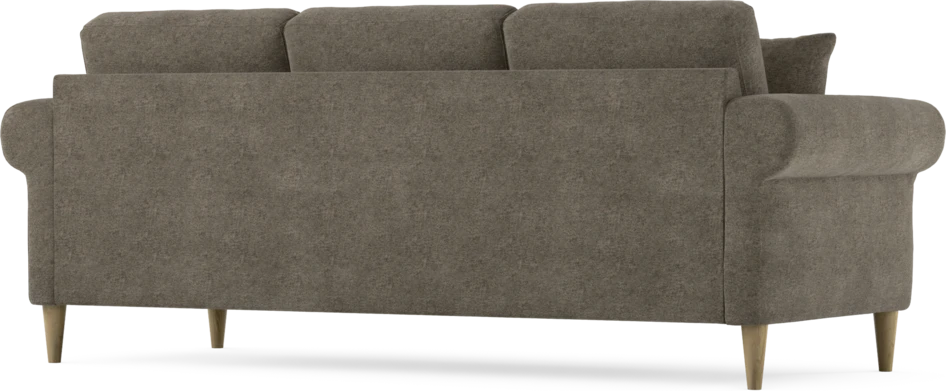 Eden - 3-sits soffa - Brun