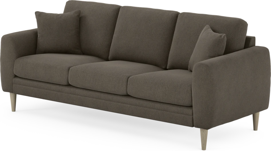 Eden - 3-sits soffa - Brun