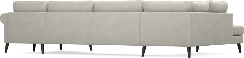 Bridge - 3-sits soffa med divan vänster och schäslong höger - Grå