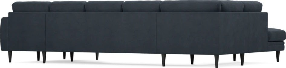 Eden - 3-sits soffa med divan vänster och schäslong höger - Blå