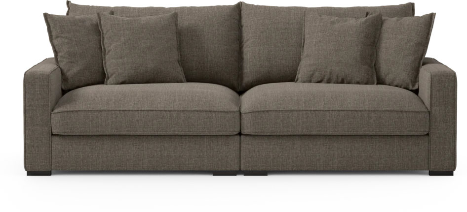 Rossi - 3-sits soffa - Brun