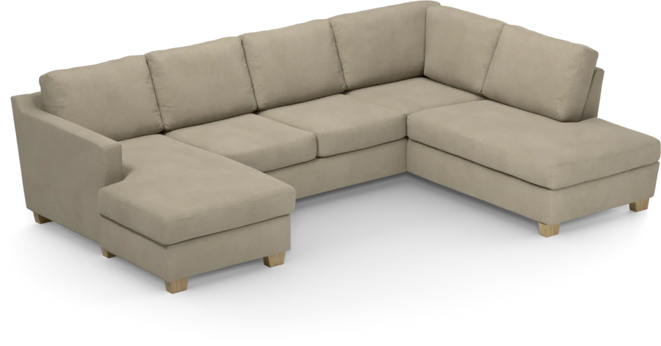 Friday - 3-sits soffa med schäslong vänster och divan höger - Beige