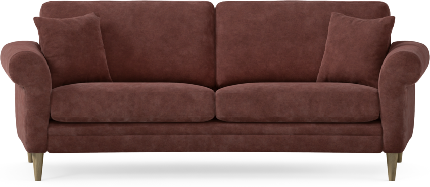 Eden - 2,5-sits soffa svängd - Röd