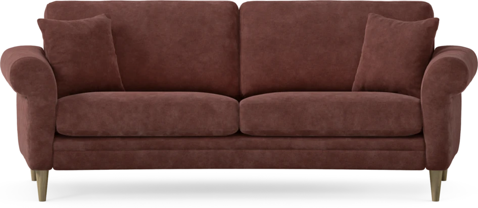 Eden - 2,5-sits soffa svängd - Röd