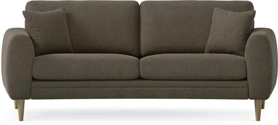 Eden - 2,5-sits soffa svängd - Brun