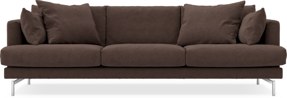 Harper - 4-sits soffa - Brun