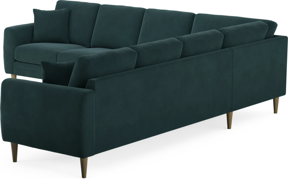 Eden - Hörnsoffa, 3+3-sits - Blå