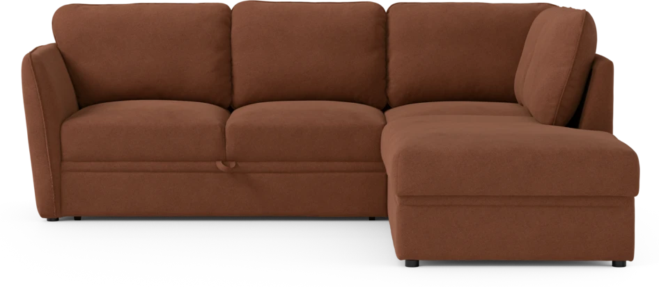 Öland - Bäddsoffa med divan höger - Orange