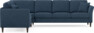 Eden - Hörnsoffa, 2+3-sits - Blå