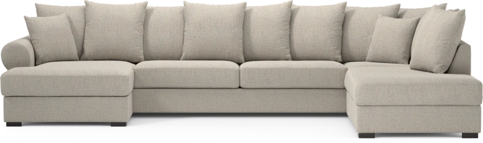 Town - 3-sits soffa med divan höger och schäslong vänster - Beige