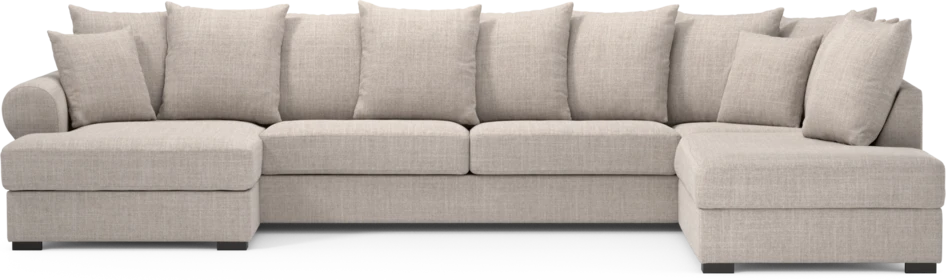 Town - 3-sits soffa med divan höger och schäslong vänster - Beige