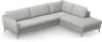 County - 2,5-sits soffa med divan höger - Grå