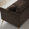 Eden - 3-sits soffa med schäslong - Brun