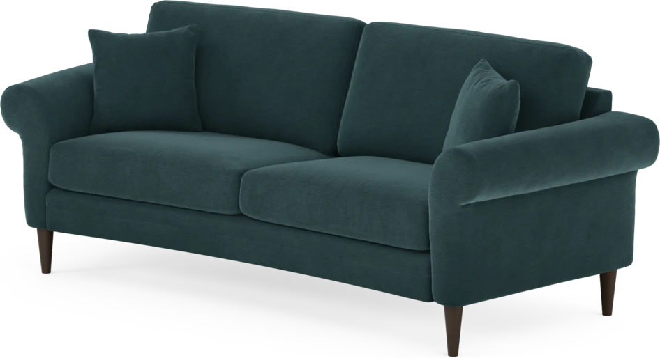 Eden - 2,5-sits soffa svängd - Blå
