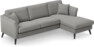 Eden - 2,5-sits soffa med schäslong - Grå