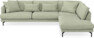 Harper - 3-sits soffa med divan höger - Grön