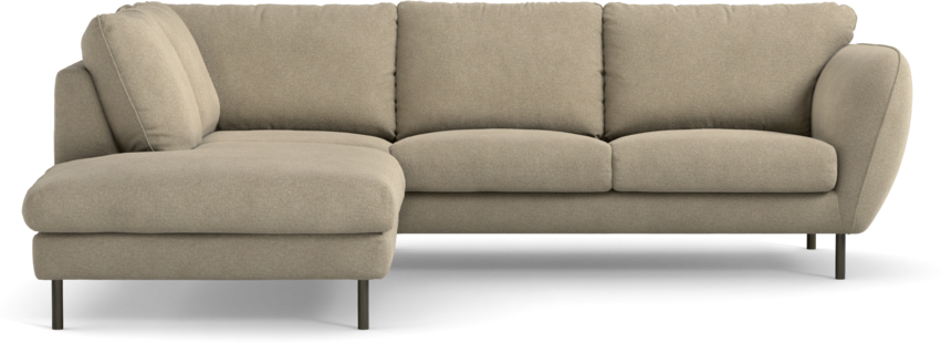 Madison Lux - 2-sits soffa med divan vänster - Beige