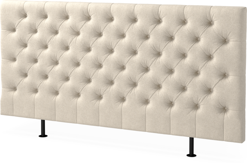 Cape pikerad - Sänggavel låg, , 90-210 cm - Beige