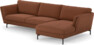 Madison - 3-sits soffa med schäslong höger - Röd