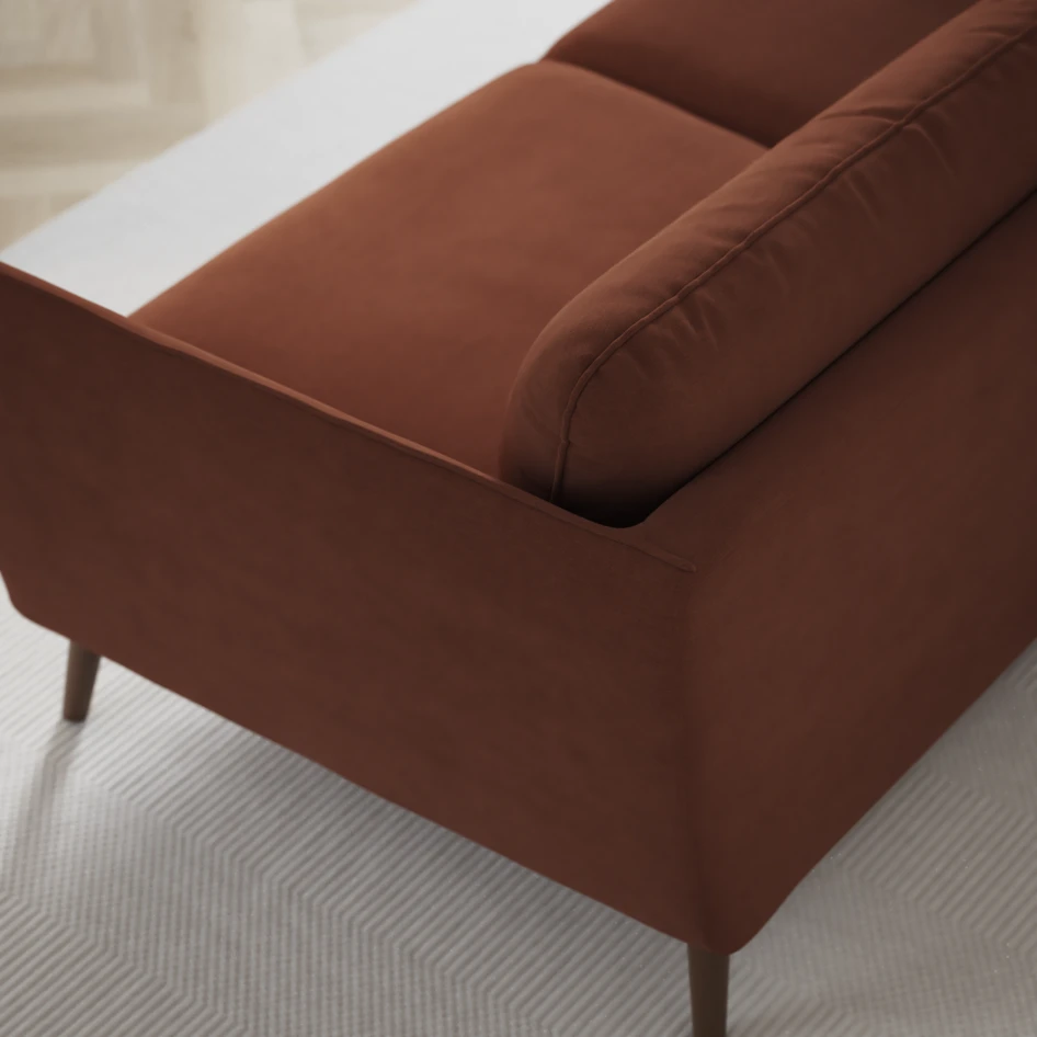 Madison Lux - Hörnsoffa 2+3-sits, hörn 2 - Röd