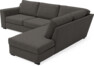 Friday - 2,5-sits soffa med divan höger - Grå