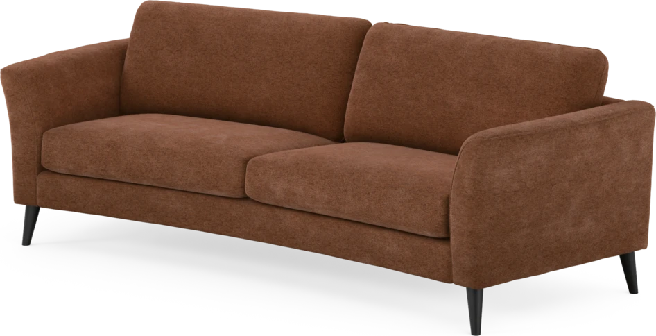 Bridge - 3-sits soffa svängd - Orange