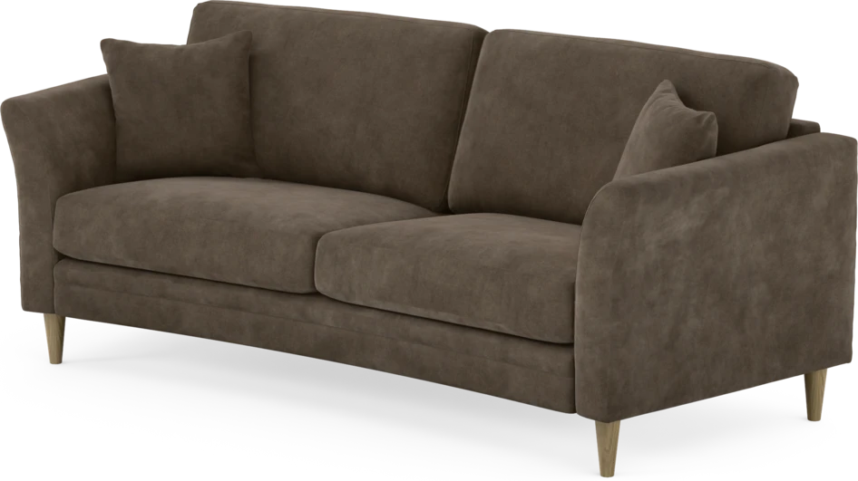 Eden - 2,5-sits soffa svängd - Brun