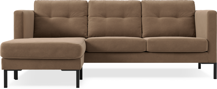 Rio - 3-sits soffa med schäslong vänster - Beige