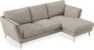 Madison Lux - 2-sits soffa med schäslong höger - Vit