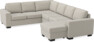 Nevada - Hörnsoffa, 2+3-sits med schäslong höger - Beige