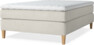 Delux Sense - Kontinentalsäng, enkelsäng 140 cm med bäddmadrass - Beige