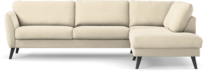 Bridge - 3-sits soffa med divan höger - Beige