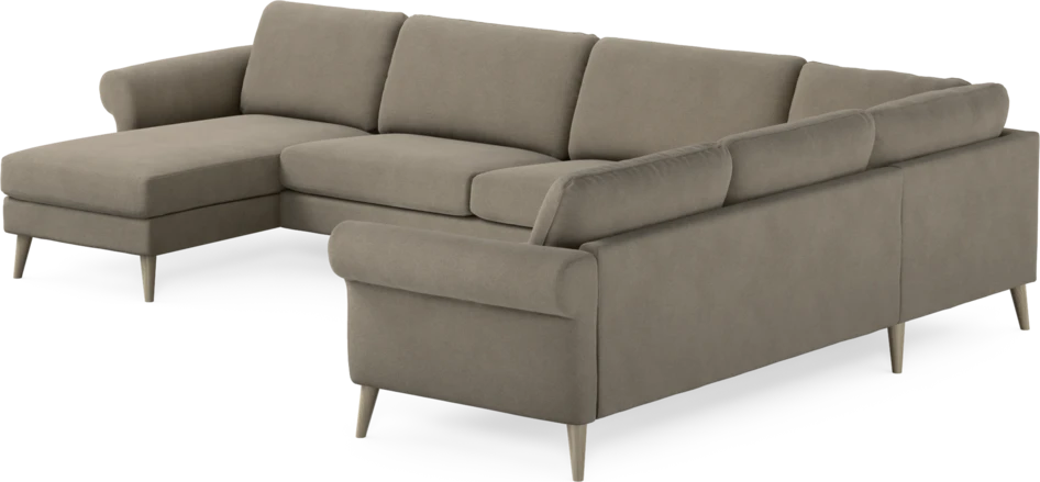 Bridge - Hörnsoffa, 3+2-sits med schäslong vänster - Beige