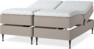 Delux Dream - Ställbar säng, dubbelsäng med bäddmadrass - Beige