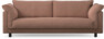 Cherrie - 3-sits soffa, hel dyna, fast klädsel - Rosa