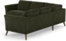 Bridge - Hörnsoffa, 2+2-sits - Grön