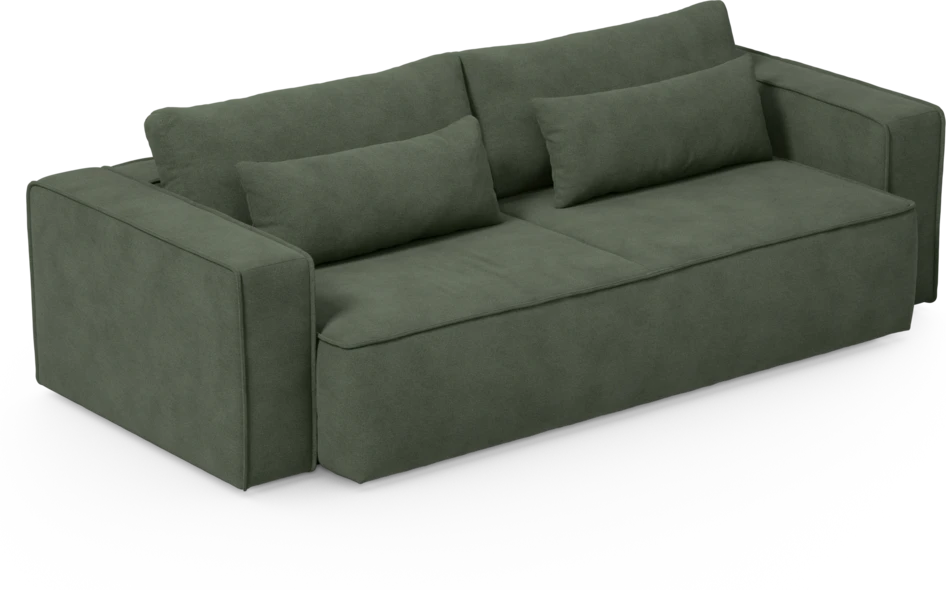 Ide - Bäddsoffa 3-sits - Grön
