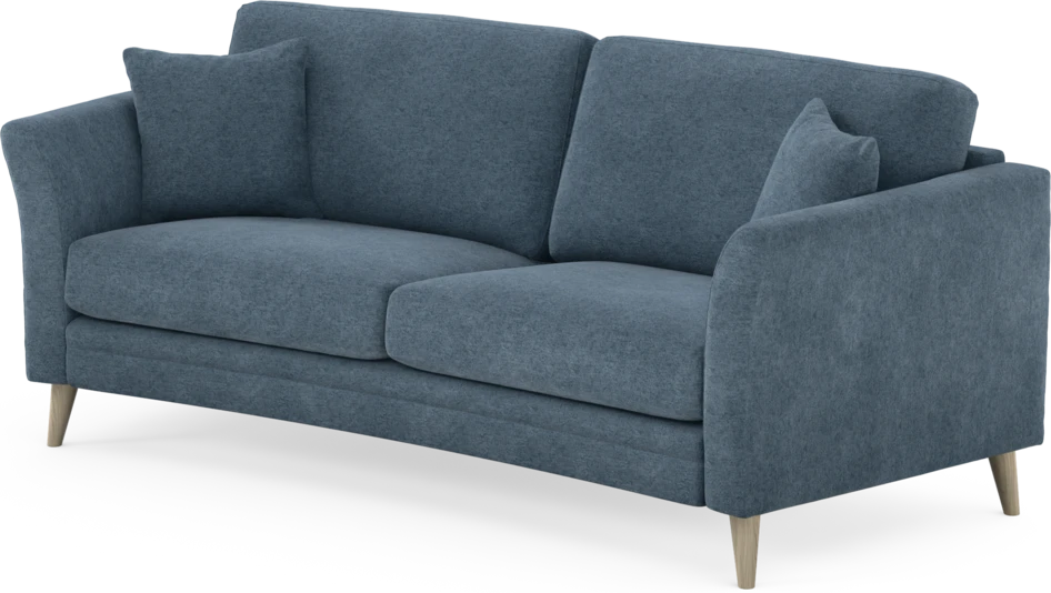 Eden - 2,5-sits soffa svängd - Blå