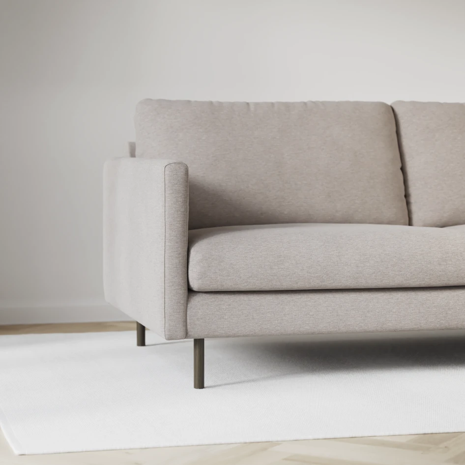 Madison Lux - 2-sits soffa med divan vänster och höger - Beige